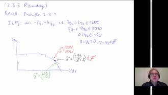 Mixed-Integer Optimization I, Section 2.3.2 (Rounding), part 2