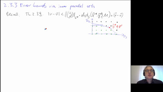 Mixed-Integer Optimization I, Section 2.3.3 (Error bounds via inner parallel sets), part 1