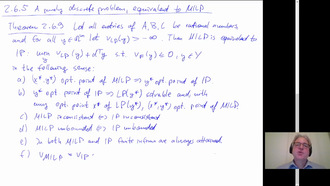 Mixed-Integer Optimization I, Section 2.6.5 (A purely discrete problem, equivalent to MILP)