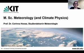 Study Program Master Meteorology and Climate Physics