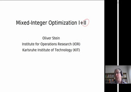 Mixed-Integer Optimization II, Section 3 (Mixed-integer nonlinear optimization), Introduction