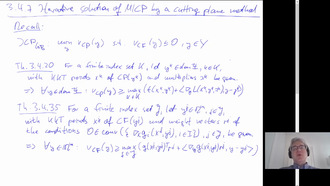 Mixed-Integer Optimization II, Section 3.4.7 (Cutting plane method for MICP), part 1