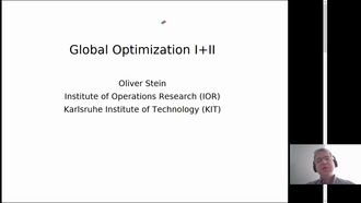 Global Optimization I, Introduction
