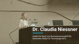 Daten für Taten: Zukunft der Sport- und Gesundheitsforschung im Kindesalter (Dr. Claudia Niessner)