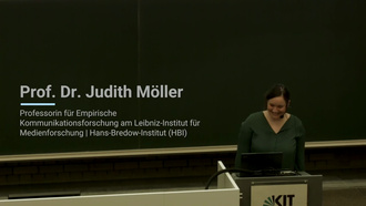 Filterblasen oder Fringeblasen? Wie Algorithmen und wir selbst die Informationssuche online bestimmen (Prof. Dr. Judith Möller)