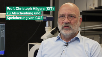 Prof. Christoph Hilgers (KIT) zu Abscheidung und Speicherung von CO2