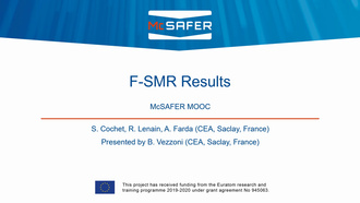 McSAFER MOOC Part 12: F-SMR results