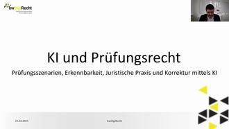 KI und Prüfungsrecht: Prüfungsszenarien, Erkennbarkeit, Juristische Praxis und Korrektur mittels KI