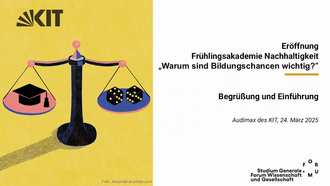 Frühlingsakademie Nachhaltigkeit 2025 - Begrüßung und Einführung
