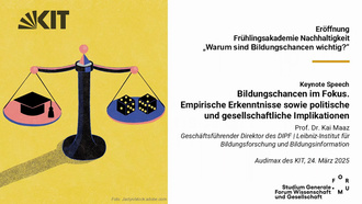 Bildungschancen im Fokus (Keynote von Prof. Dr. Kai Maaz)
