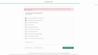 Voting and verification process using a cast-as-intended verifiability approach with a second device