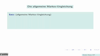 Die allgemeine Markov-Ungleichung