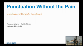 Punctuation Without the Pain : Leveraging Leader/18 in Koha for Cleaner Records