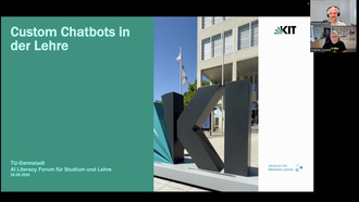 Vortrag Custom Chatbots in der Lehre, AI Literacy Forum für Studium und Lehre 2026 der ZU-Darmstadt