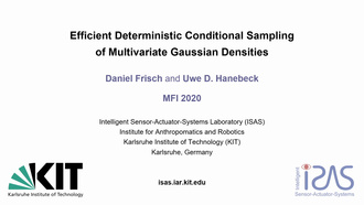 Efficient Deterministic Conditional Sampling of Multivariate Gaussian Densities
