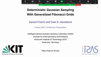 Deterministic Gaussian Sampling With Generalized Fibonacci Grids