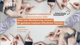 Kann man Moralisierung messen? KI-gestützte Analysen öffentlicher Debatten (Dr. Maria Becker)