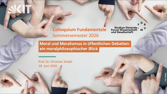 Moral und Moralismus in öffentlichen Debatten: ein moralphilosophischer Blick (Prof. Dr. Christian Seidel)