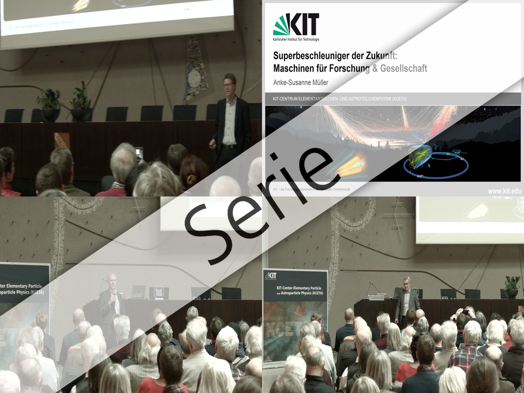 KIT im Rathaus - Mittwoch, 23. Januar 2019: Forschung an Superbeschleunigern im KIT-Zentrum Elementarteilchen- und Astroteilchenphysik